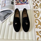 2024 LORO PLANA Italy top luxury LP couple cowhide loafers leather shoes
