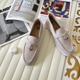 2024 LORO PLANA Italy top luxury LP couple cowhide loafers leather shoes
