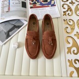2024 LORO PLANA Italy top luxury LP couple cowhide loafers leather shoes