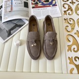 2024 LORO PLANA Italy top luxury LP couple cowhide loafers leather shoes