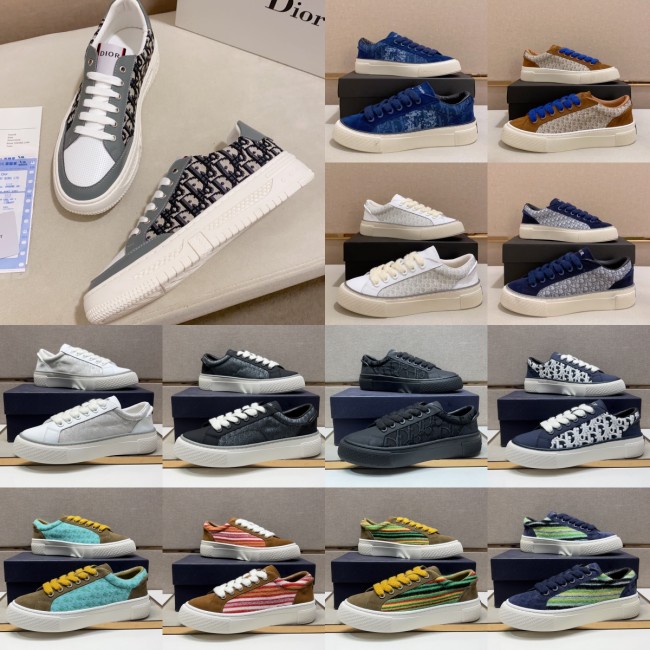 Dior Men's Casual Sneakers Skateboard Shoes