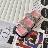 2024 Alexander Wang platform wooden slippers