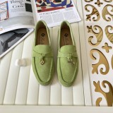 2024 LORO PLANA Italy top luxury LP couple cowhide loafers leather shoes