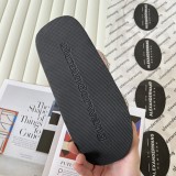2024 Alexander Wang platform wooden slippers