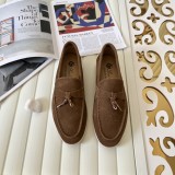 2024 LORO PLANA Italy top luxury LP couple cowhide loafers leather shoes
