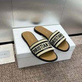 2024ss Dior Flat Shoes Slippers Women Sandals