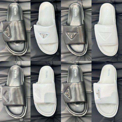Prada luxury brand casual slippers men's sandals