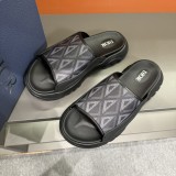 Dior H-Town Series Oblique Thick Sole Slippers Men's Sandals