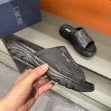 Dior H-Town Series Oblique Thick Sole Slippers Men's Sandals