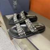 Dior H-Town Series Oblique thick sole slippers men's sandals