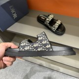 Dior H-Town Series Oblique thick sole slippers men's sandals