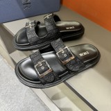 Dior H-Town Series Oblique thick sole slippers men's sandals
