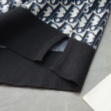 Dior 1:1 High Quality Counter Knitted Jacquard Polo Shirt Short Sleeve T-Shirt