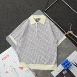 Dior 1:1 High Quality Counter Knitted Jacquard Polo Shirt Short Sleeve T-Shirt