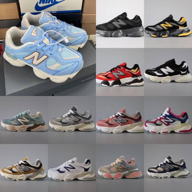 New Balance Kids Shoes NB9060 Sneakers Children's Retro Casual Sports Jogging Shoes