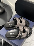 Dior Slippers Classic Versatile Sandals Beach Shoes