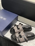 Dior Slippers Classic Versatile Sandals Beach Shoes