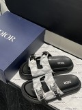 Dior Slippers Classic Versatile Sandals Beach Shoes