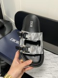Dior Slippers Classic Versatile Sandals Beach Shoes