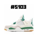 NIKE Kids Shoes AIR Jordan 4 Retro Sneaker Luxury Designer Children's Shoes