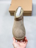 2024 Winter New Women's Thick-soled Snow Boots Fur Thickened Plush Warm Cotton Shoes