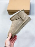 2024 Winter New Women's Thick-soled Snow Boots Fur Thickened Plush Warm Cotton Shoes