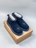2024 Winter New Women's Thick-soled Snow Boots Fur Thickened Plush Warm Cotton Shoes
