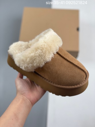 Designer slippers for women clogs slides mule platform sandals boots slide khaki brown grey ankle knee snow wool winter warm fur booties