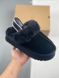 Designer slippers for women clogs slides mule platform sandals boots slide khaki brown grey ankle knee snow wool winter warm fur booties