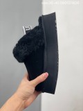 Designer slippers for women clogs slides mule platform sandals boots slide khaki brown grey ankle knee snow wool winter warm fur booties