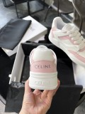 CELINE couple's low-top thick-soled sneakers casual sneakers white shoes