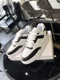 CELINE couple's low-top thick-soled sneakers casual sneakers white shoes