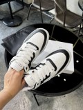 CELINE couple's low-top thick-soled sneakers casual sneakers white shoes