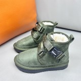 Designer Kids snow boots comfortable casual solid color flat bottom Children's fashion short boots EVA foam non-slip shock-absorbing ultra-light bottom boots