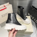 Alexander McQueen zip-front platform boots