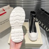 Alexander McQueen zip-front platform boots