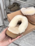 Designer brand women's slippers flat snow boots