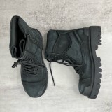 22ss Balenciaga antique distressed craftsmanship effect large-toe boots