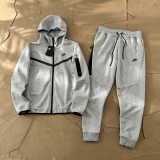 Nike Sportswear Tech Fleece Windrunner Casual Sports Jacket Coat Weatpants Set
