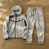 Nike Sportswear Tech Fleece Windrunner Casual Sports Jacket Coat Weatpants Set