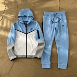 Nike Sportswear Tech Fleece Windrunner Casual Sports Jacket Coat Weatpants Set