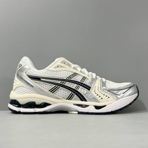 Asics Gel-Kayano 14 sneakers retro comfortable fabric synthetic leather shock-absorbing non-slip wear-resistant low-cut casual running shoes
