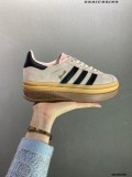 Adidas Originals Gazelle Bold W Retro versatile thick-soled low-top casual sports sneakers