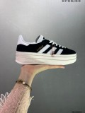 Adidas Originals Gazelle Bold W Retro versatile thick-soled low-top casual sports sneakers