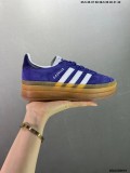 Adidas Originals Gazelle Bold W Retro versatile thick-soled low-top casual sports sneakers
