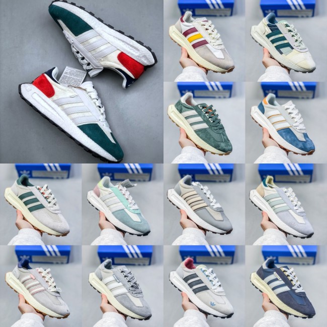 Adidas Retropy E5 Popcorn Midsole Retro Sports Casual Running Shoes