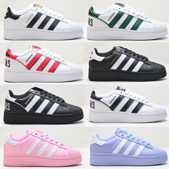 Adidas Originals Superstar XLG Shell Toe Thick Sole Casual Sneakers