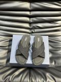 Dior sandals high-end men's leather outsole summer slippers