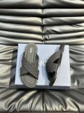Dior sandals high-end men's leather outsole summer slippers