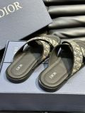 Dior sandals high-end men's leather outsole summer slippers